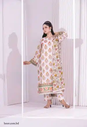 Bangladeshi three piece dress collection for women in Bangladesh by Rangdhonu