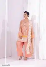 Bangladeshi three piece dress collection for women in Bangladesh by Rangdhonu