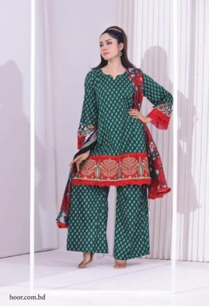 Bangladeshi three piece dress collection for women in Bangladesh by Rangdhonu