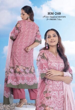 Bangladeshi three piece dress collection for women in Bangladesh by Rangdhonu