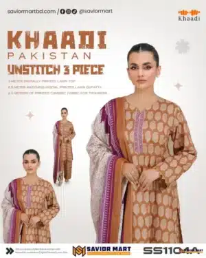 Pakistani three piece dress collection for women in Bangladesh by Rangdhonu