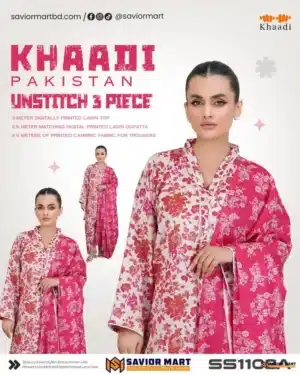 Pakistani three piece dress collection for women in Bangladesh by Rangdhonu